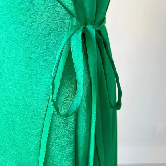 Banana Republic Green Midi Wrap Dress - Picture 4 of 9